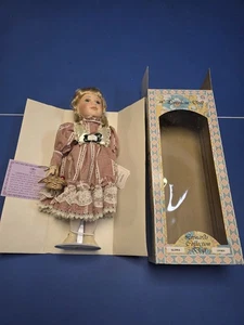 Bambola porcellana Leonardo da collezione - vintage - Gloria - in scatola - ottime condizioni - Foto 1 di 4