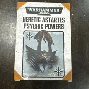 Warhammer 40k Heretic Astartes Psychic Powers Cards Set Psykers Reference Aids  - Picture 1 of 1