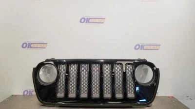 20 JEEP WRANGLER JL JLU RUBICON GRILLE BLACK AND GREEN WITHOUT CAMERA OPTION - Imagem 1 de 4