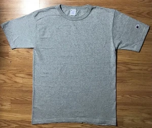 Champion T-1011 Heavyweight Cotton T-Shirt Mens M Heather Gray Crewneck USA Made - Picture 1 of 10
