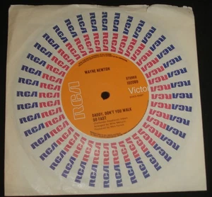 WAYNE NEWTON - DADDY, DON'T YOU WALK SO FAST - RCA 45 1972 pop - Picture 1 of 1