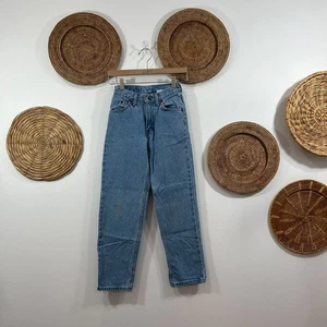 Vintage Y2K 90s Brittania Jeans Straight Leg High Waist High Rise Mom Jean 24 - Picture 1 of 7