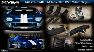 FORD GT40 MkI - blue - MY64 1:64 - Imagen 1 de 6