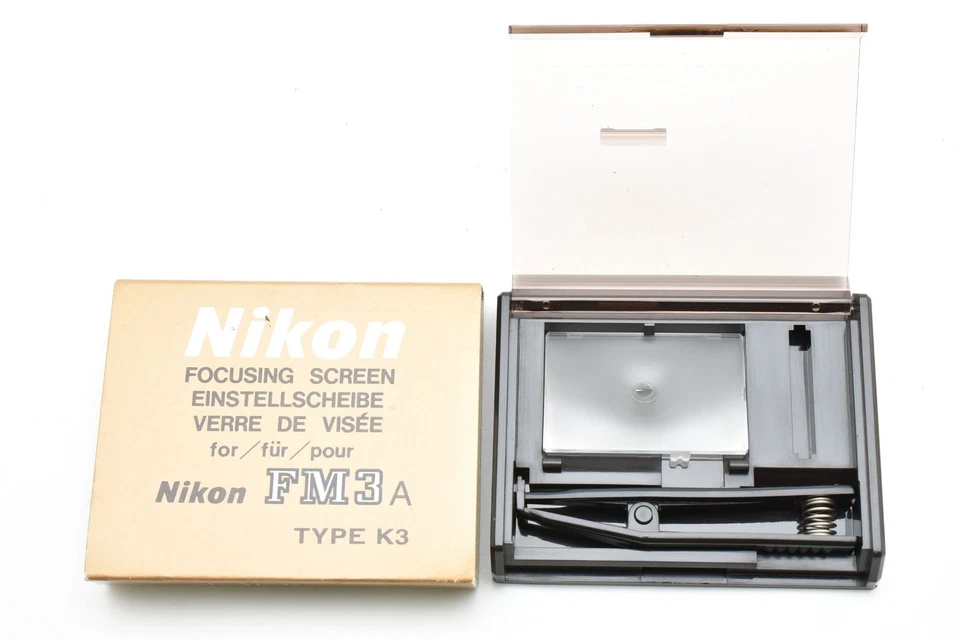 [Sin usar] Nikon Focusing pantalla dividida tipo K3 para FM3A FM2 FM2N de JAPÓN Foto 1 de 4