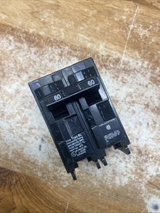 Siemens B260 60 Amp zweipoliger elektrischer Leitungsschutzschalter - Bild 1 von 8