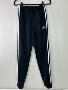 Adidas Trainingshose Jungen L 14/16 schwarz weiß 3 Streifen Sport Jogginghose - Bild 1 von 10