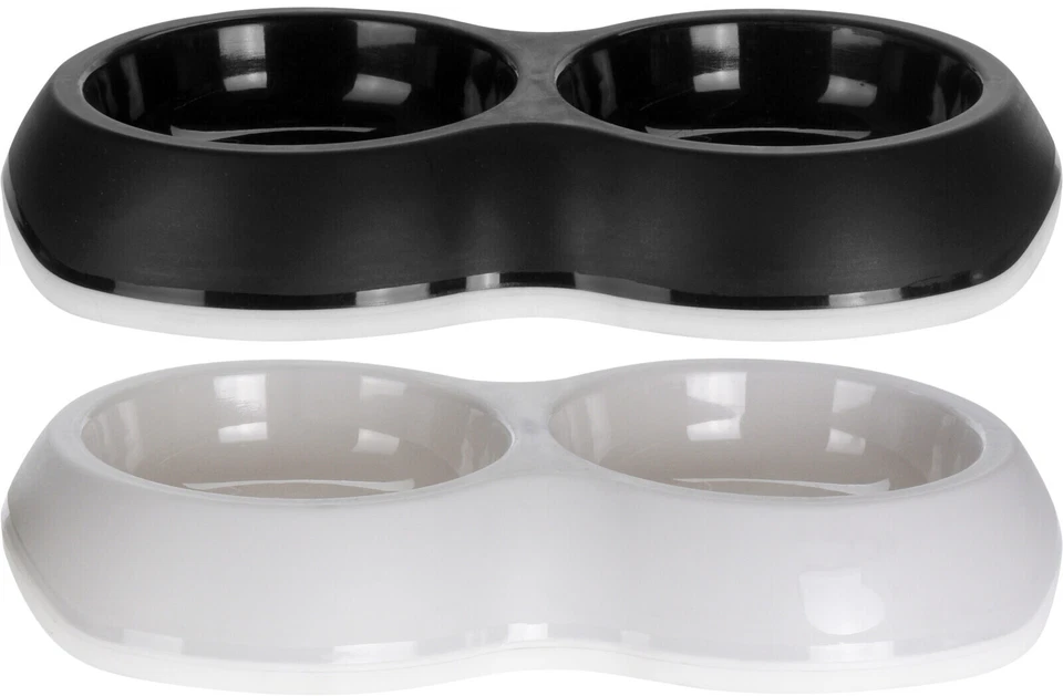 Doppelnapf für Hunde und Katzen - Napf Fressnapf Katzennapf Hundenapf  26x15x4cm - Bild 1 von 1