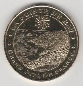 A 2005 TOKEN MEDAILLE MONNAIE DE PARIS -- 29 770 N°1 LA POINTE DU RAZ GRAND SITE - Picture 1 of 2