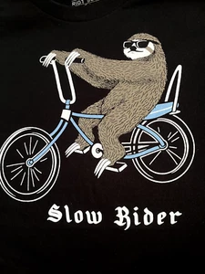 T-Shirt Riot Society Slow Rider Black T-Shirt Size XL - Imagen 1 de 3