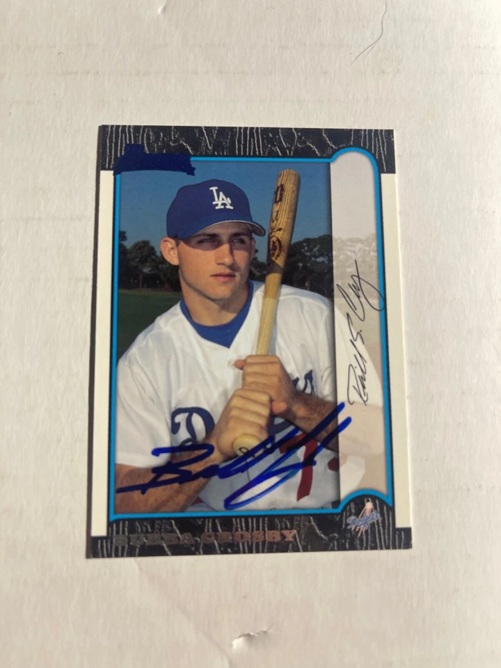 Los Angeles Dodgers BUBBA CROSBY Signed Card - Image 1 of 1