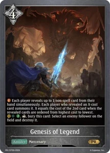 Genesis of Legend Foil - PR-137EN - NM - Shadowverse Evolve - Bild 1 von 1