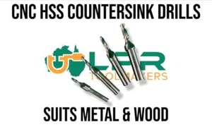 Drill Counter sink combo HSS variations you pick 4-5-6-8mm suit metal and wood - Bild 1 von 10