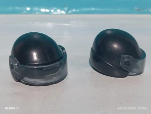 PLAYMOBIL X2 CASCOS NEGROS POLICIAS AGENTES ANTIDISTURBIOS POLICIA AGENTE SWAT - Imagen 1 de 1