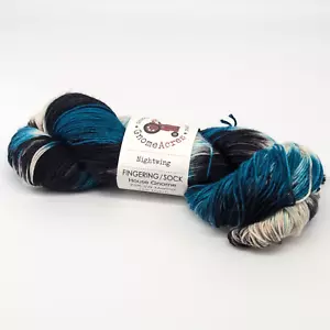 Gnome Acres Fingering Sock House Gnome Nightwing Merino & Nylon 460 Yds - Picture 1 of 7