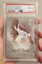 2012 SP AUTHENTIC CANVAS COLLECTION #CC-13 MICHAEL JORDAN HOF PSA 10