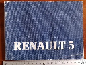 LIBRETTO MANUALE USO MANUTENZIONE RENAULT 5 - 1984 AUTO D'EPOCA VINTAGE - Foto 1 di 3