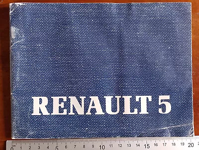 LIBRETTO MANUALE USO MANUTENZIONE RENAULT 5 - 1984 AUTO D'EPOCA VINTAGE - Immagine 1 di 3