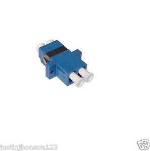 Fiber Optic Adapter/Coupler, LC to LC Duplex, Singlemode, Blue -(QTY 6 )- 9731 - Picture 1 of 1