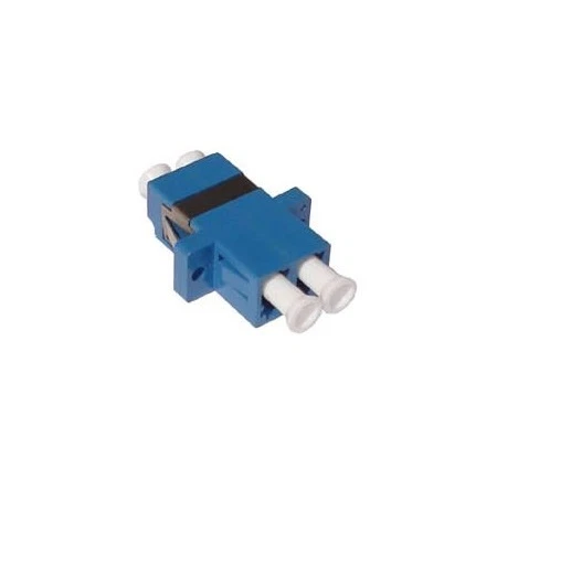 QTY- 25 Fiber Optic Adapter/Coupler, LC to LC Duplex, Singlemode, Blue - 9731 - Image 1 of 1