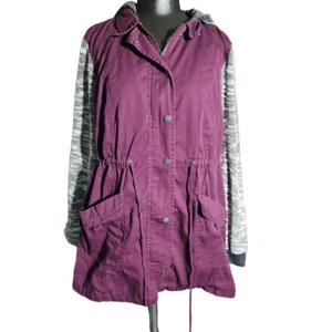 Torrid Womens Purple Hooded Anorak Lightweight Jacket Size 1X - Picture 1 of 6