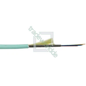 30M Indoor Armored LC-LC 8 Sstrand OM3 50/125 Multimode Fiber Optic Cable 10GB - Afbeelding 1 van 1