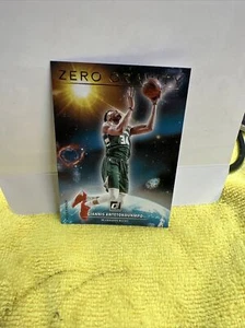 giannis antetokounmpo Donruss #8 Zero Gravity Gold Lettering Press Proof  - Picture 1 of 2