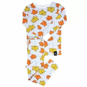 NWT Sz 9 SWEET BAMBOO Pajamas FALL LEAVES - Picture 1 of 1