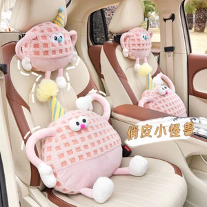 Cartoon Monster Plush Doll Car Headrest Lumbar Pillow Neck Pillow Cushion Pillow - Picture 1 of 29