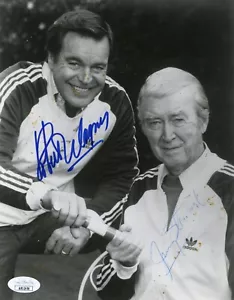 Foto 8x10 autografata Robert Wagner e James Stewart JSA COA attore firmata - Foto 1 di 2