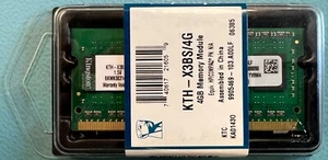 Kingston KTH-X3BS/4G 4GB PC3-10600 DDR3-1333MHz SODIMM Memory Module RAM - Picture 1 of 1