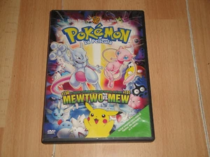 POKEMON POKÉMON LA PELICULA #150 MEWTWO VS. MEW #151 EN DVD USADA EN BUEN ESTADO - Imagen 1 de 2