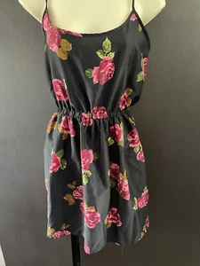 Boohoo Size 14 Floral Strappy Dress Occasion Wedding Casual Everyday Holiday - Picture 1 of 7