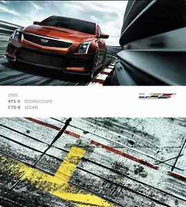 2016 Cadillac ATS-V Sedan/Coupe CTS-V Sedan 80-Page Deluxe Sales Brochure - NEW! - Foto 1 di 1