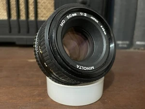 Minolta MD 50mm F2.0 Manual focus prime Lens #942 - Picture 1 of 3