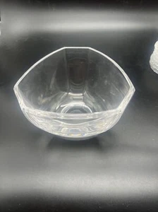 Tiffany & Co. Triangular 6 Sided Crystal Bowl 6in - Picture 1 of 8