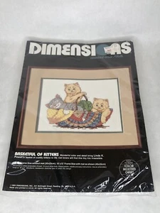 Kit punti croce contati cesto di gattini dimensioni 1989 3672 12""X9"" 1989 - Foto 1 di 4