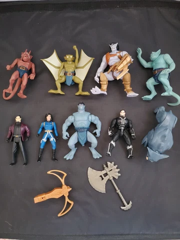 Vintage LOT (9) Disney 90's GARGOYLES Action Figures KENNER Bronx ELISA Goliath Cover