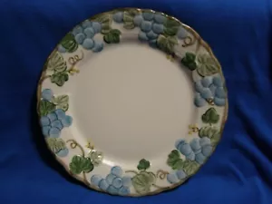 4 platos de cena de uva esculpidos Vernon Metlox Poppytrail - Imagen 1 de 3