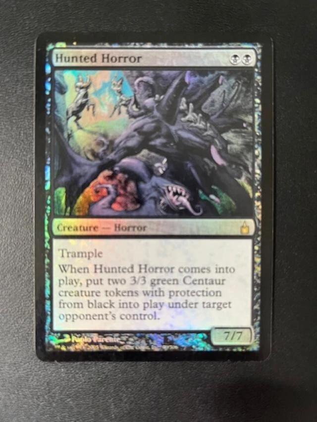 MTG- Hunted Horror x1 - Ravnica: City of Guilds FOIL - Image 1 of 1