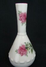 St George Fine Bone China Bud Vase Roses England
