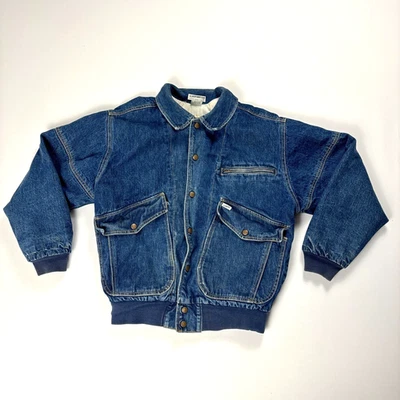 Vintage Guess Georges Marciano Denim Jacket Blue Sz S Lined Jean USA - Image 1 of 4