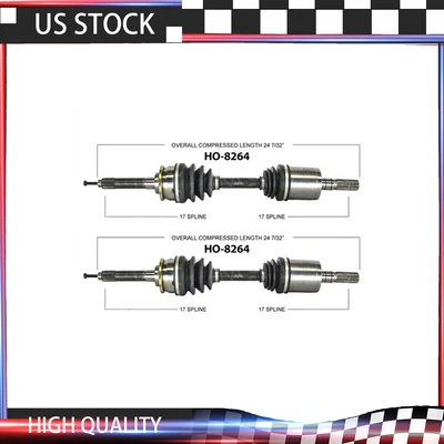 2x Eje CV delantero izquierdo delantero derecho TrakMotive para Isuzu Trooper 1995-2002 Foto 1 de 4