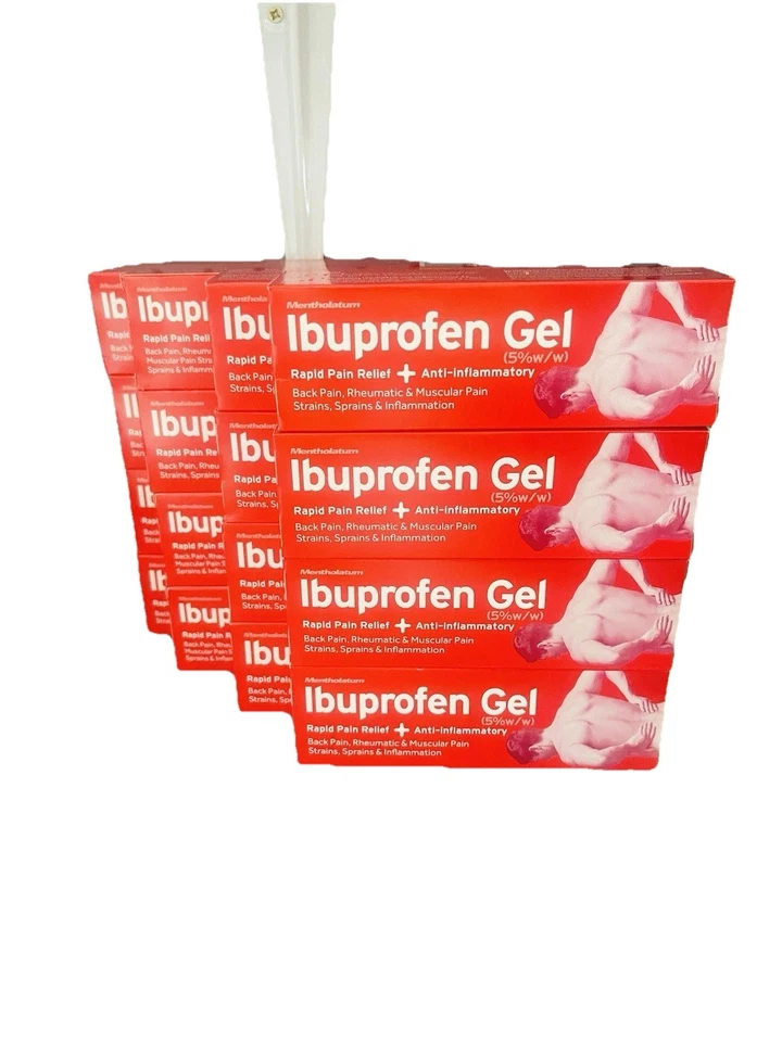 MENTHOLATUM Ibuprofen Gel Rapid+Anti-inflammatory 50g ( Pack Of 16 )