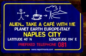 G 2034 536 C&C 4166 SCHEDA TELEFONICA USATA NAPOLIMANIA NAPLES CITY - Foto 1 di 2