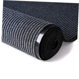 Door Mat About W3' x L5' Large Outdoor Indoor Mat Waterproof Rubber Back Rugs - Picture 1 of 8