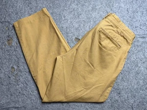 J Crew Herrenhose khaki Chino vorne flach gerades Bein lässig Twill klassisch - Bild 1 von 11