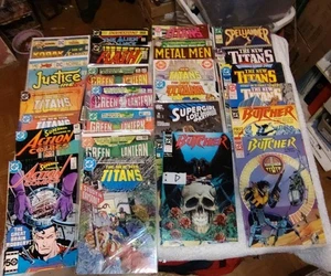 Silberzeit/Bronzezeit Konvolut 25 Mid Grade Comic Box DC & Marvel (#D) - Bild 1 von 4