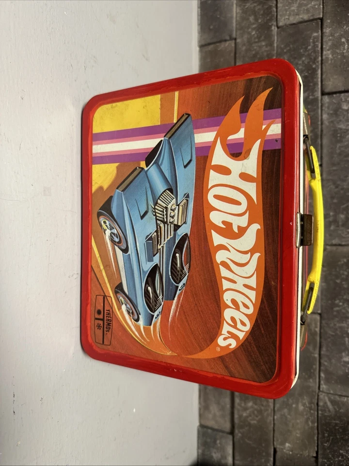 1969 Hot Wheels Mattel - King Seeley Thermos Co. - Fiambrera de metal con termo Foto 1 de 4