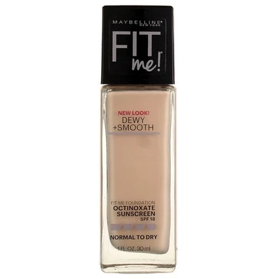 3 Pack Maybelline Fit Me New Look Foundation, Fair Porcelain 102, SPF 18, 1 f... - Image 1 of 2
