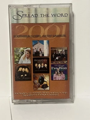 2001 Spread the Word Southern Gospel Artist Sampler Cassette Tape - Image 1 of 4
